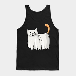 Ghost Cat Costume Tank Top